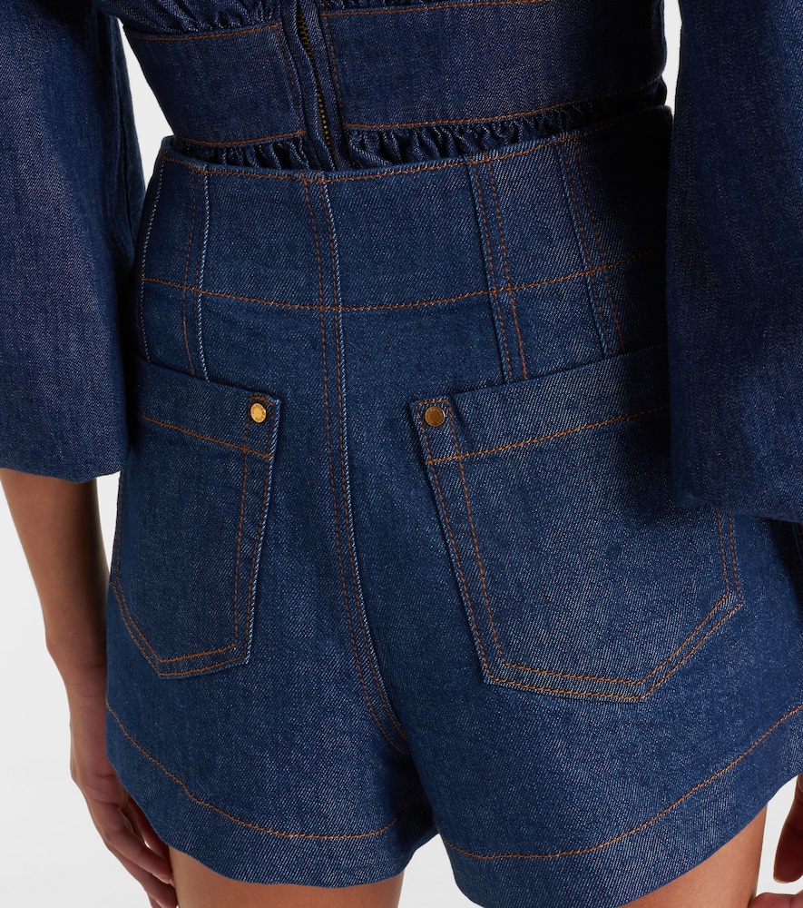  Zimmermann Zimmermann High-rise Jeansshorts Awaken 