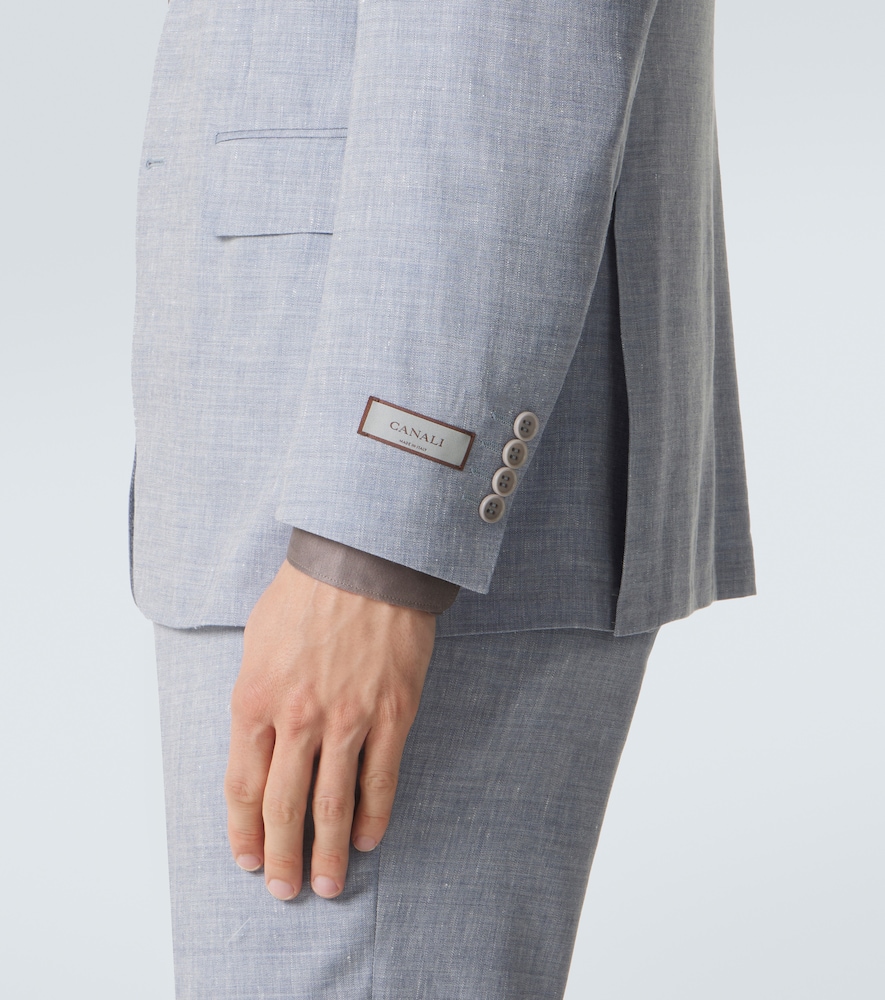  Canali Canali Linen And Wool Suit 