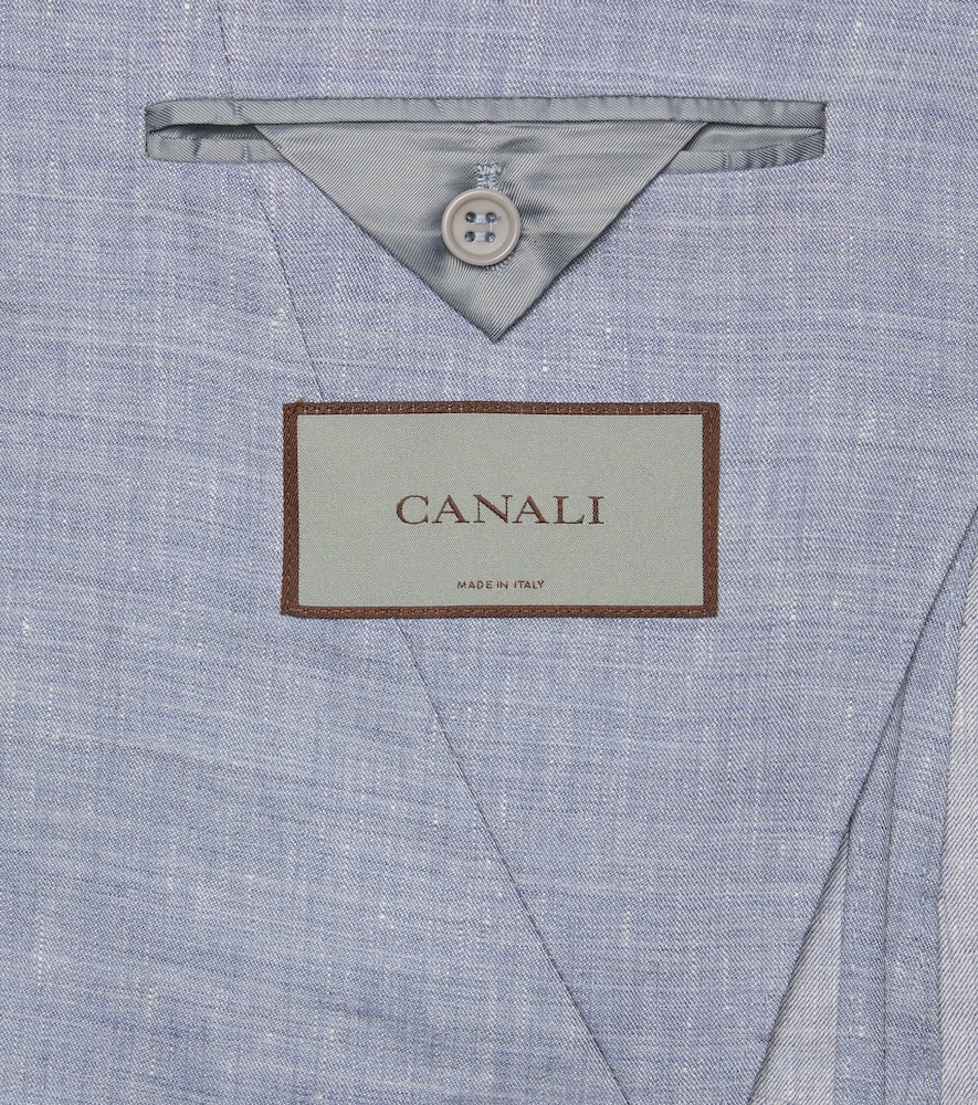  Canali Canali Linen And Wool Suit 