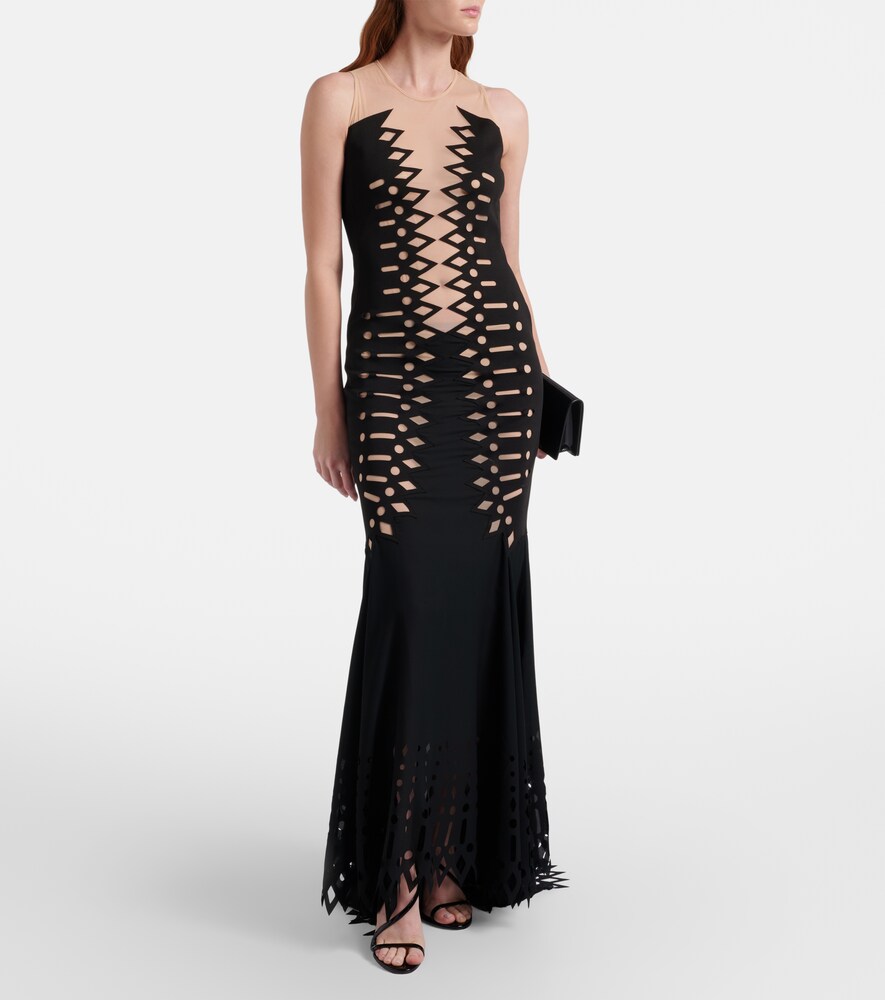  Blumarine Blumarine Robe Mit Mesh 