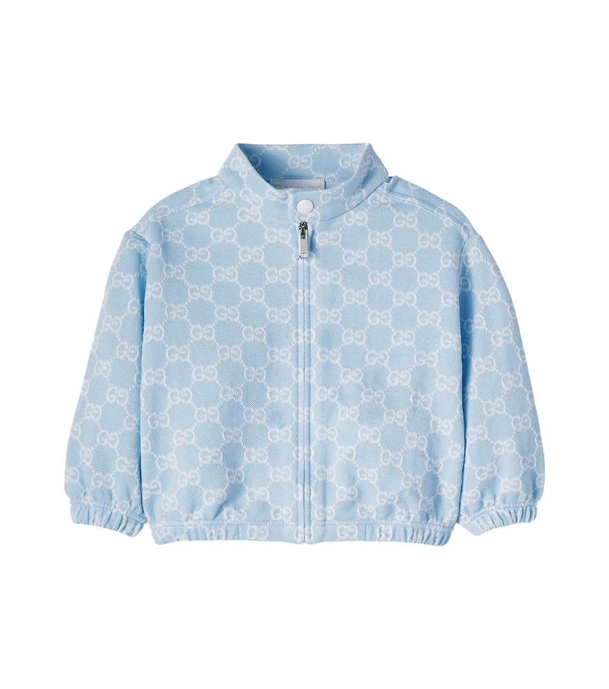 Gucci Kids Baby GG cotton piqué jacket
