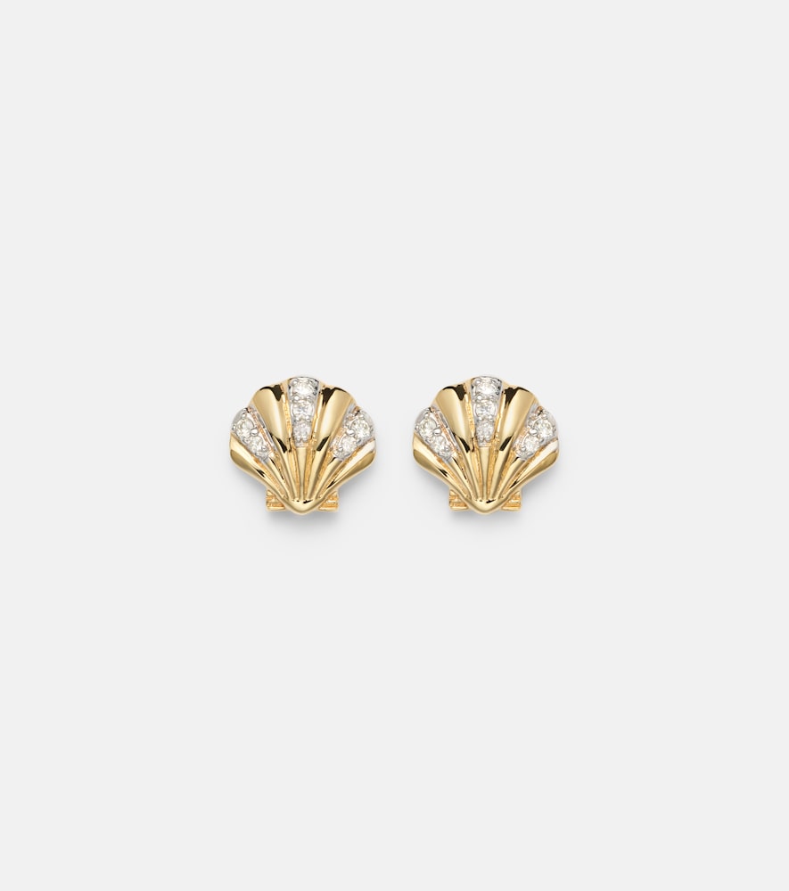 Mateo Petite Venus 14kt gold stud earrings with diamonds | Thumbnail 6 Mateo Petite Venus 14kt gold stud earrings with diamonds | Thumbnail 6