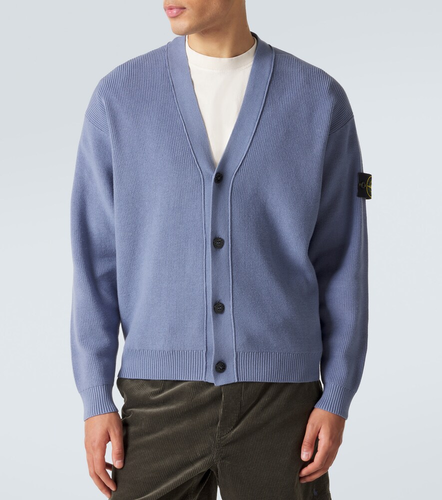  Stone Island Stone Island Compass Cotton Cardigan 