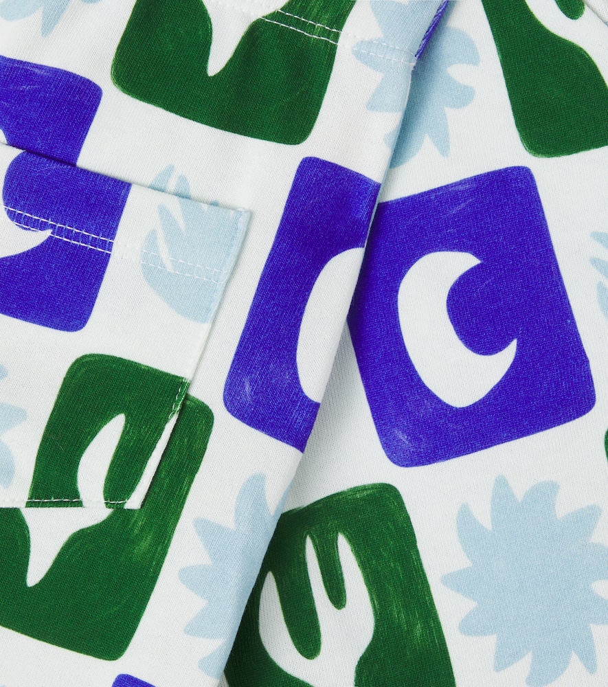  Fabula Fã¡bula Printed Cotton-blend Bermuda Shorts 