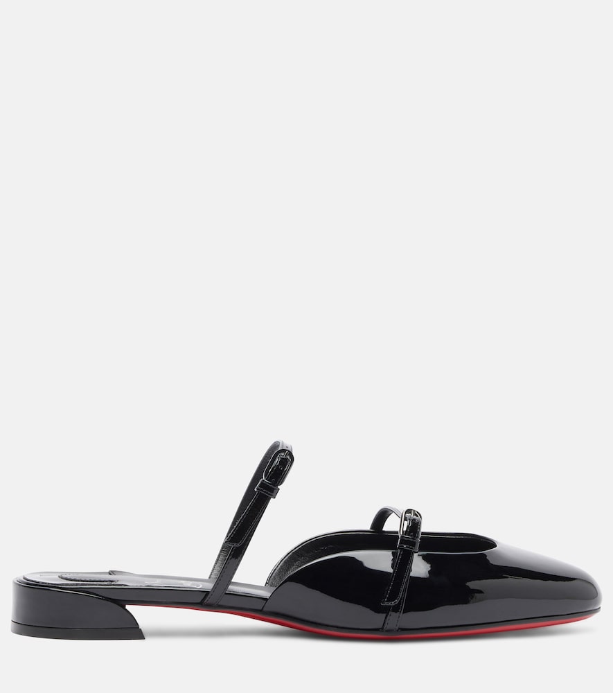  Christian Louboutin Christian Louboutin Slippers Jane Nina Aus Lackleder 