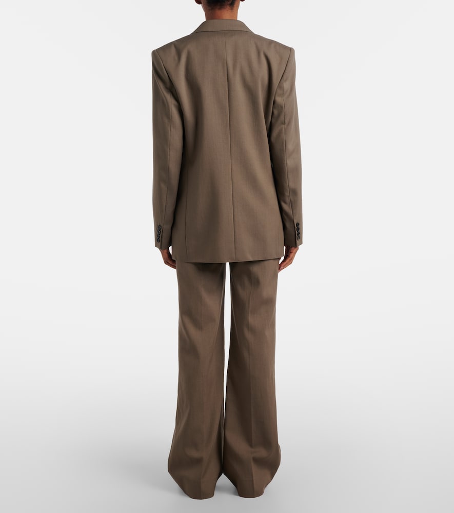  Acne Studios Acne Studios Pekko Wool-blend Wide-leg Pants 