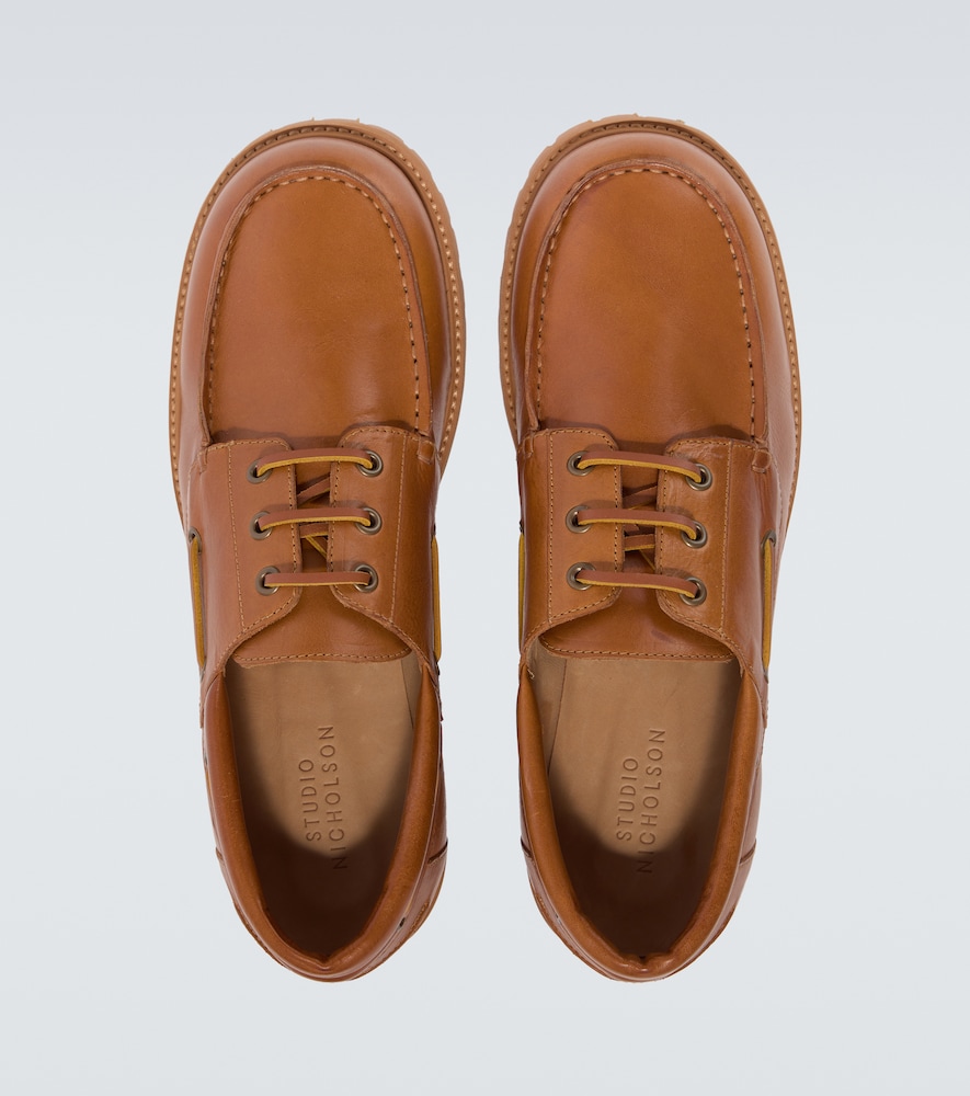  Studio Nicholson Studio Nicholson Segelschuhe Gusto Aus Leder 