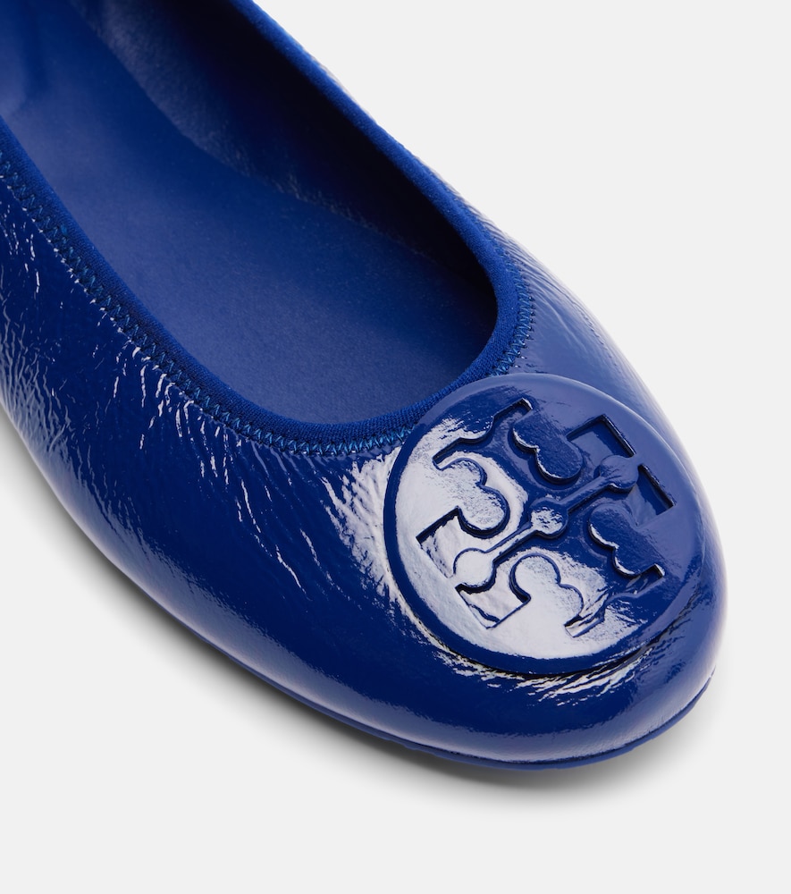 Tory Burch Tory Burch Reva Travel Leather Ballet Flats 