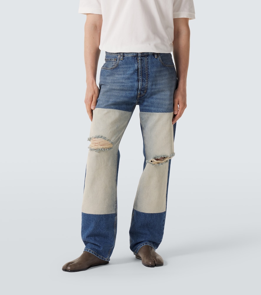 Maison Margiela Maison Margiela Distressed Straight Jeans 
