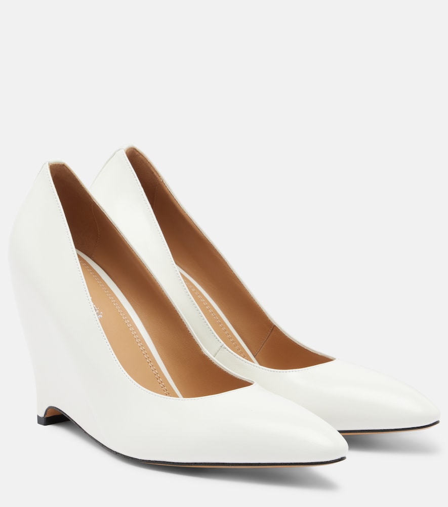 Maison Margiela Sandali con zeppa in pelle