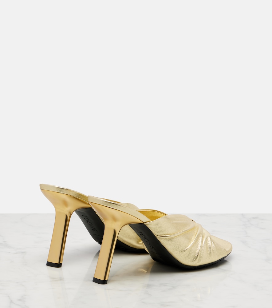  Loewe Loewe Paula's Ibiza Pebble Soft Leather Mules 