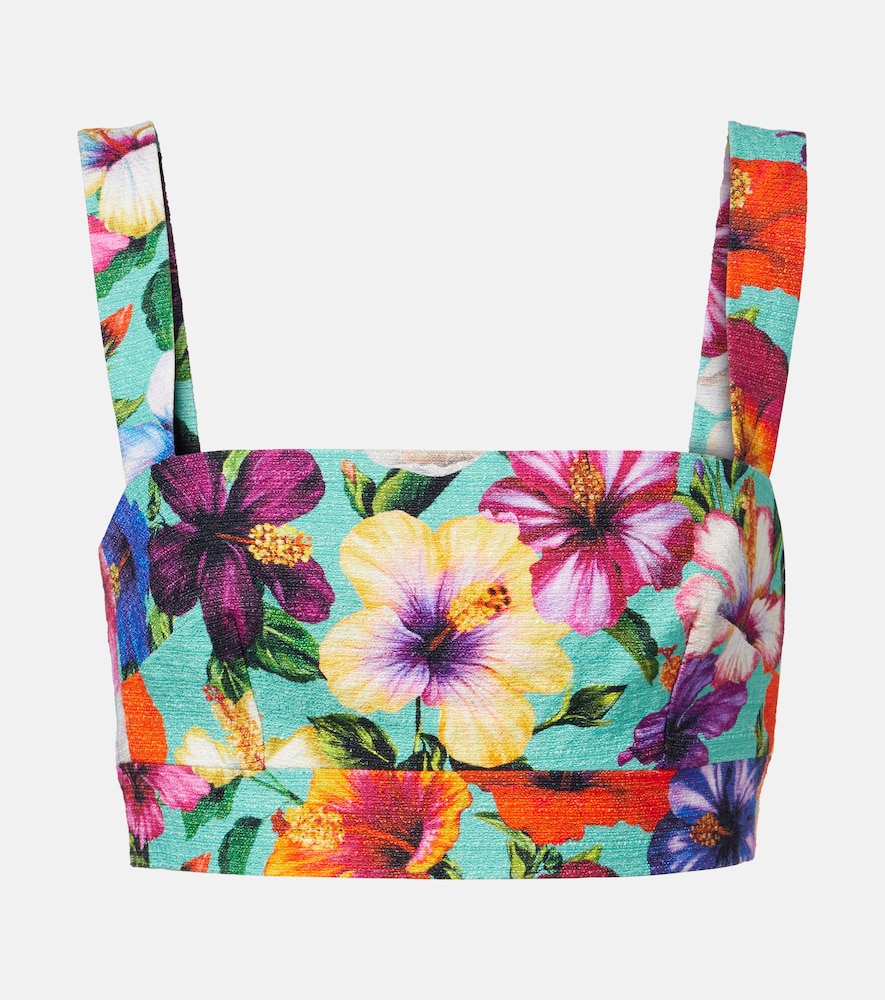 Dolce & Gabbana Floral crop top