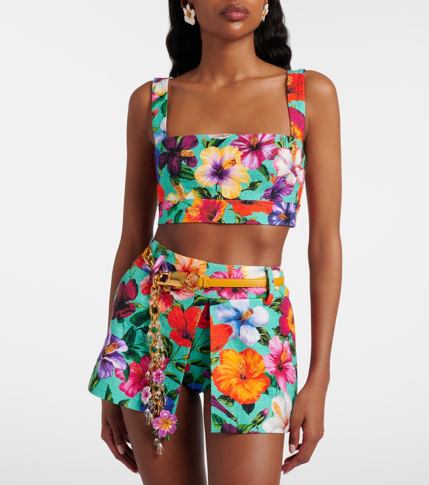 Dolce & Gabbana Floral crop top