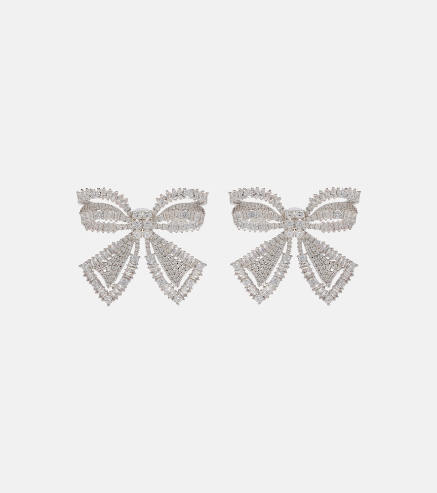 Orecchini Bow con cristalli