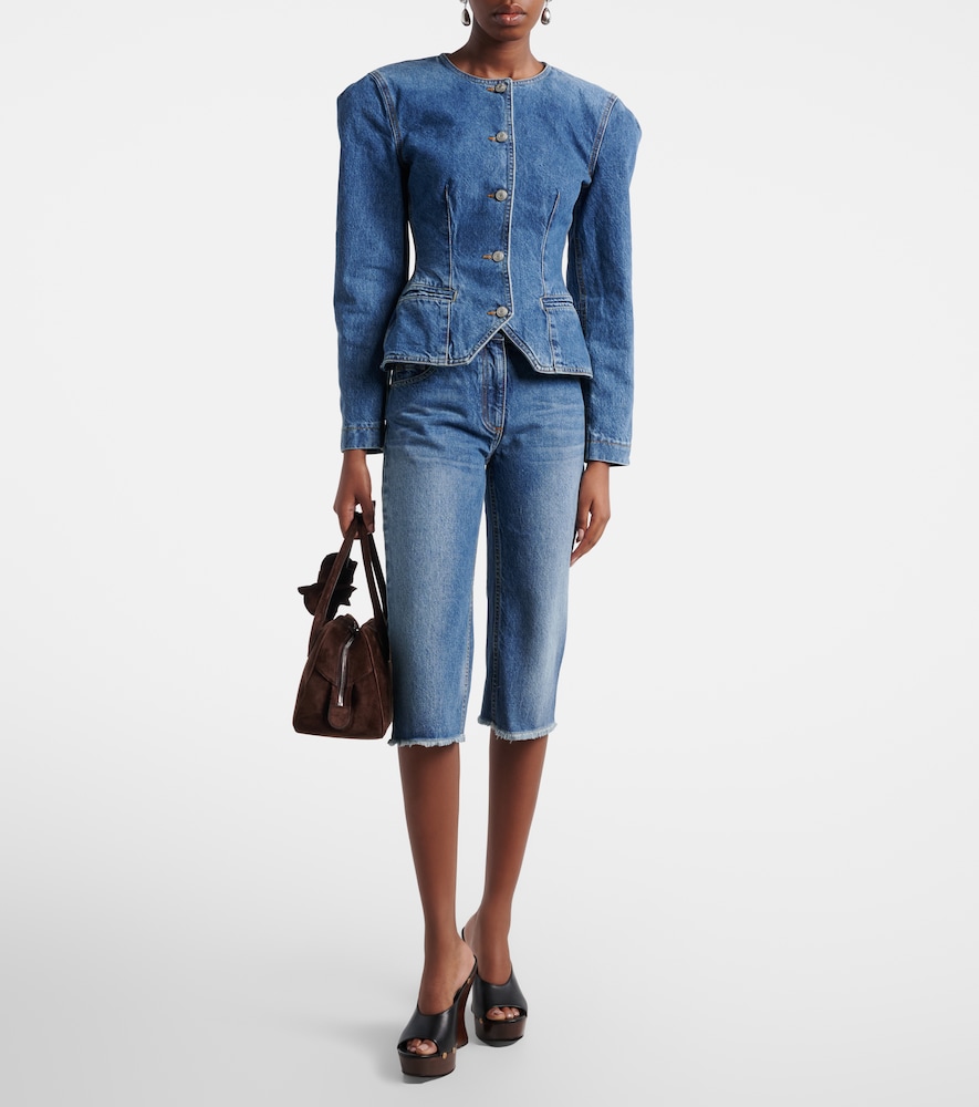  Magda Butrym Magda Butrym Faded Capri Jeans 