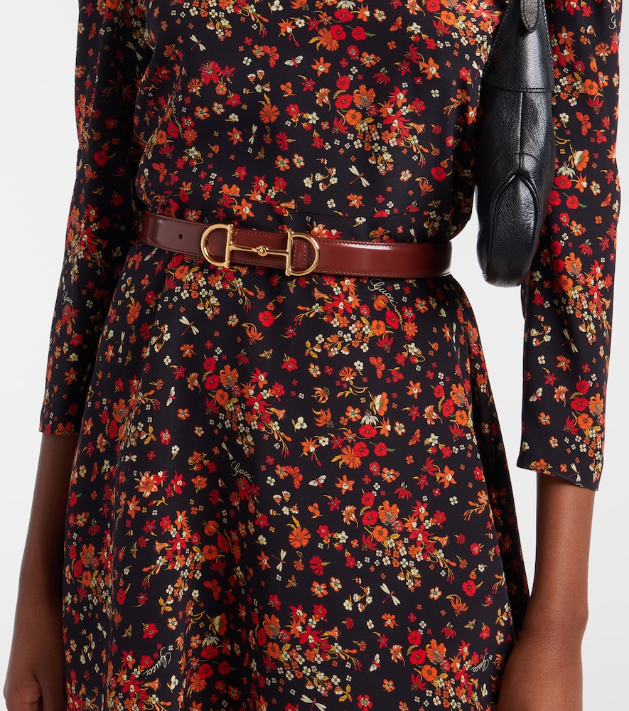  Gucci Gucci Horsebit Reversible Leather Belt 
