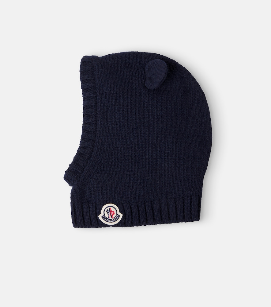 MONCLER Moncler Enfant Baby wool and cashmere balacalava　モンクレール アンファン ベビー ウール & カシミア バラカラバ