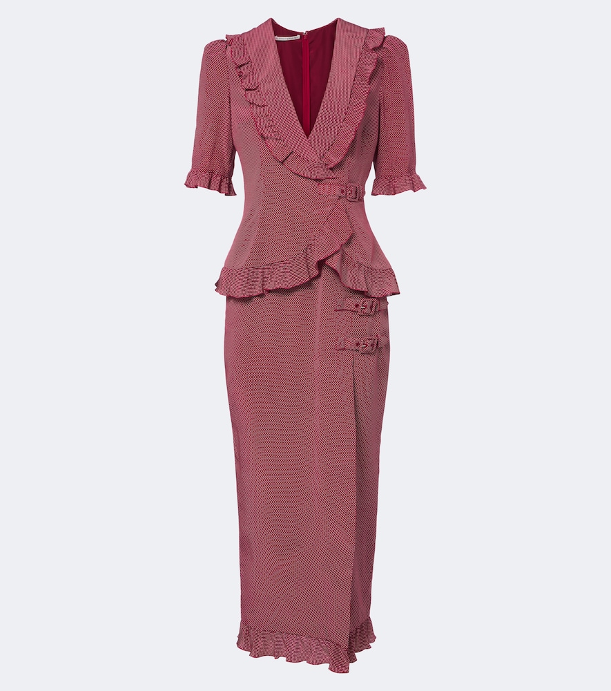 Midikleid aus Seide