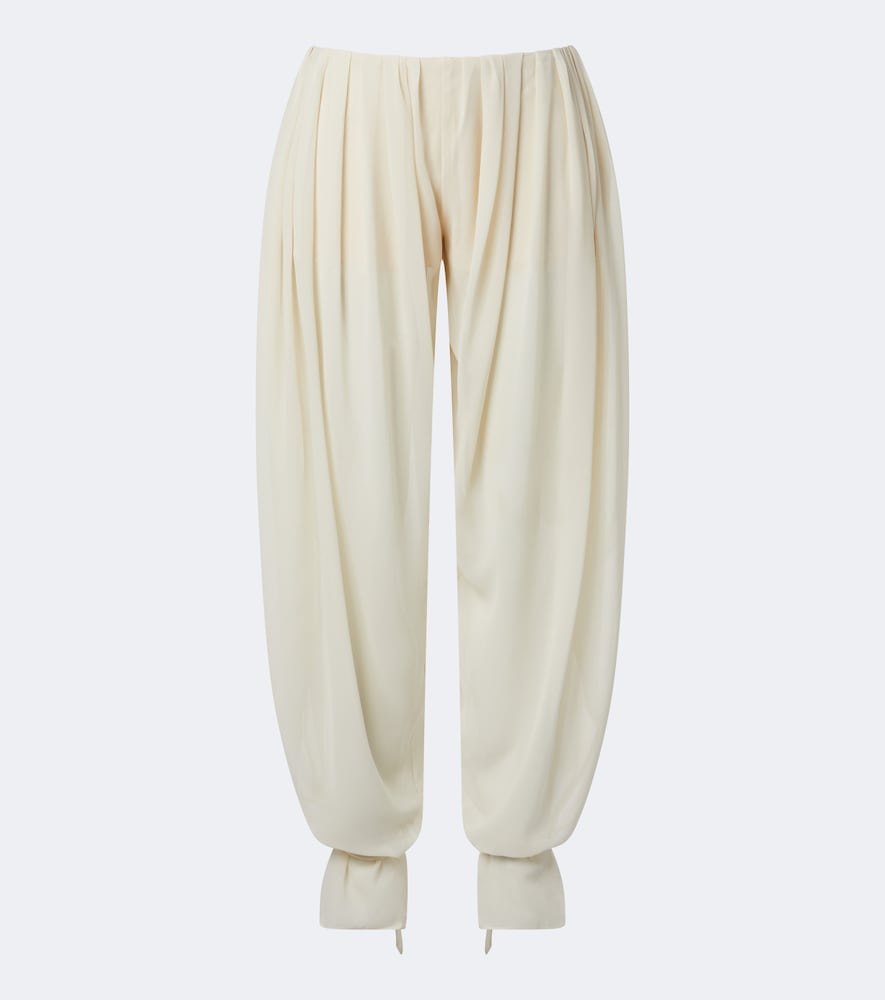 Pantaloni balloon Ines in chiffon