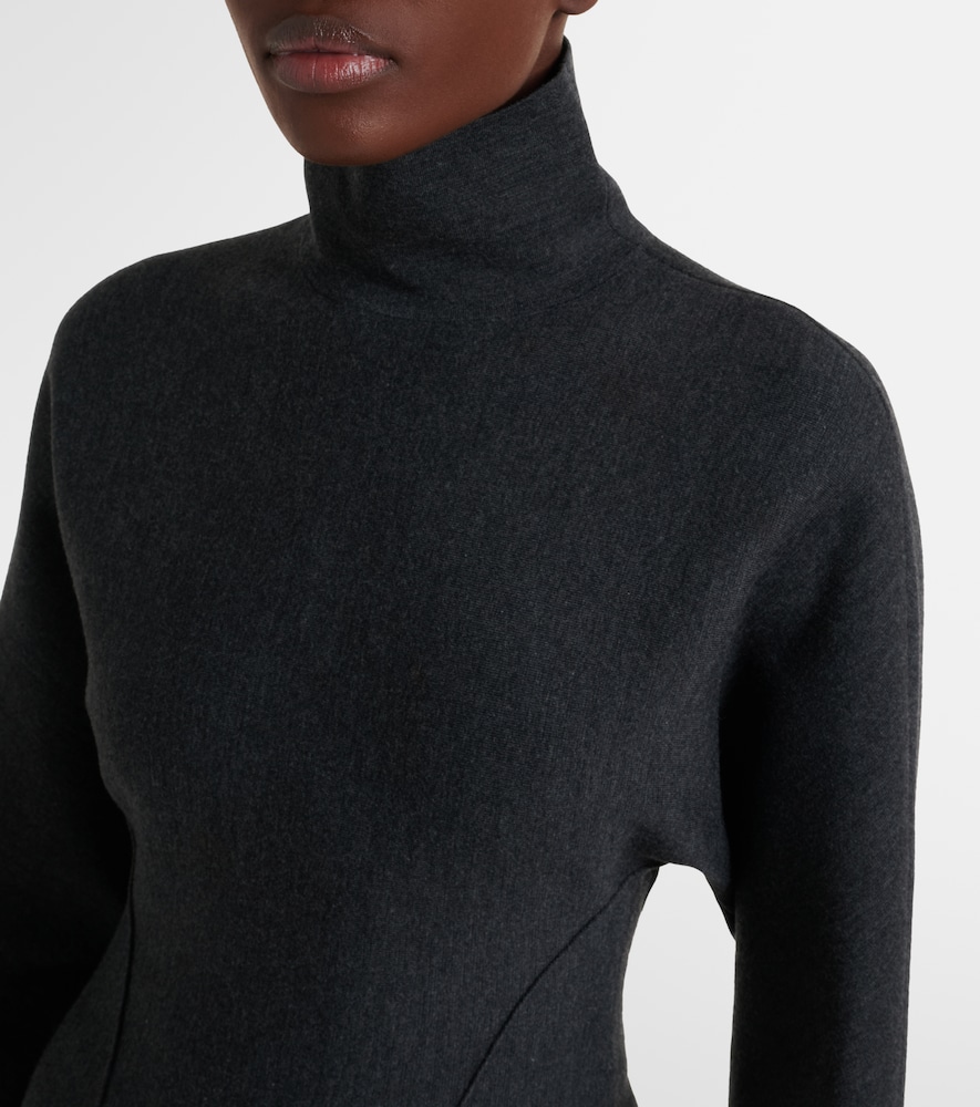 Alaïa Wool-Blend Turtleneck Sweater