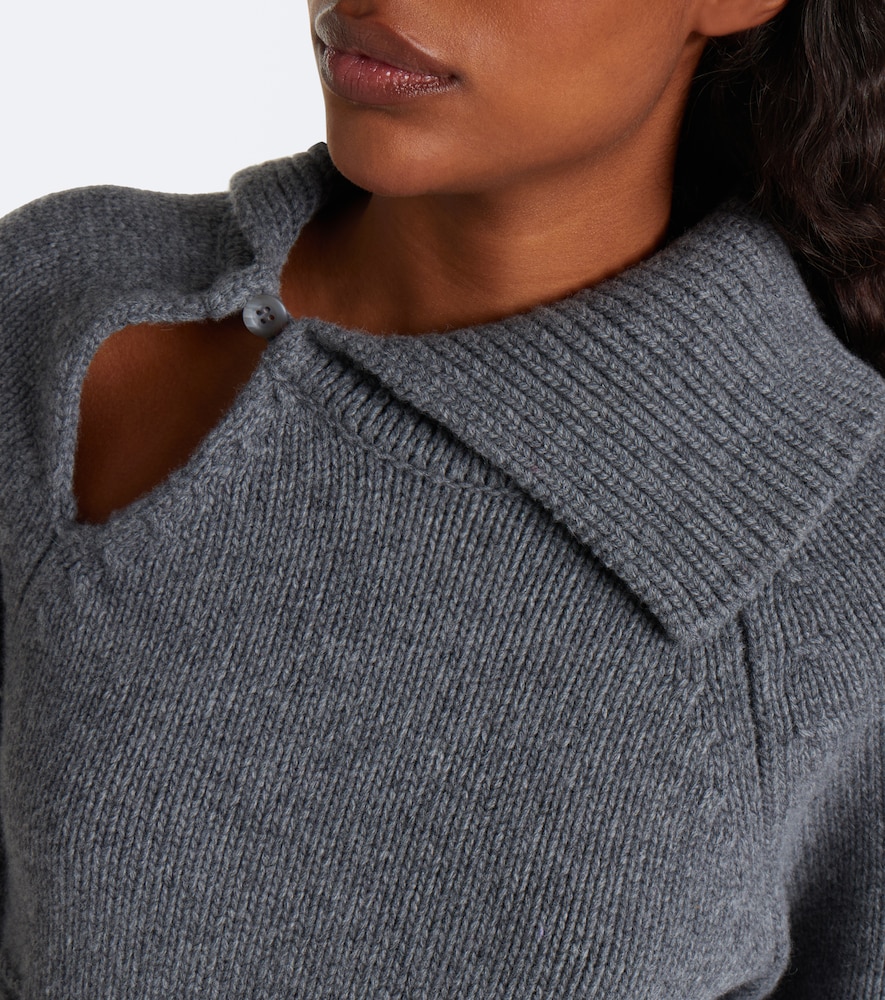 Asymmetric Virgin Sweater