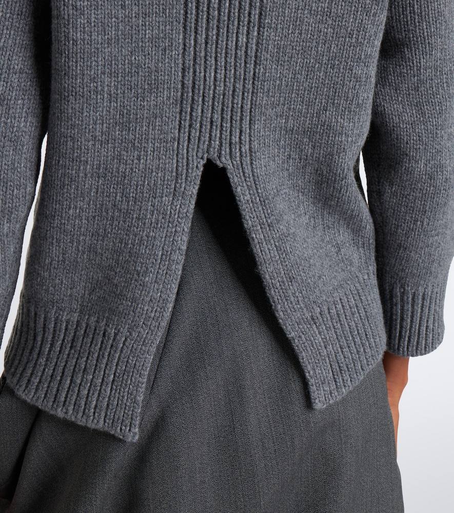 Asymmetric Virgin Sweater