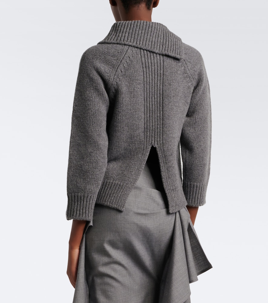 Asymmetric Virgin Sweater
