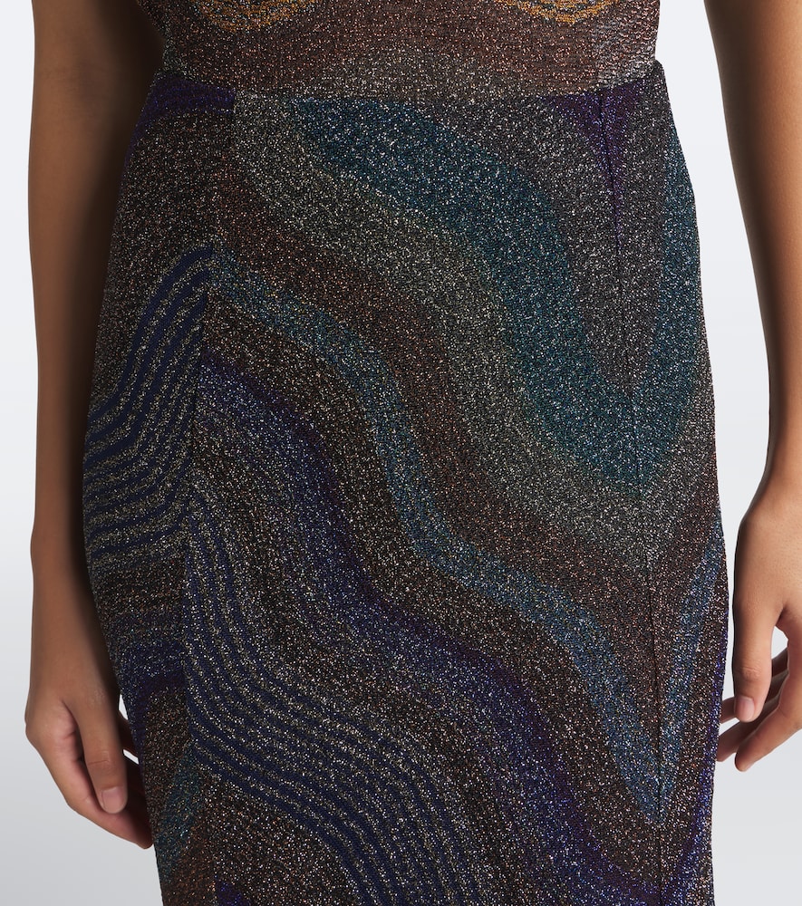 Knitted Lamé Maxi