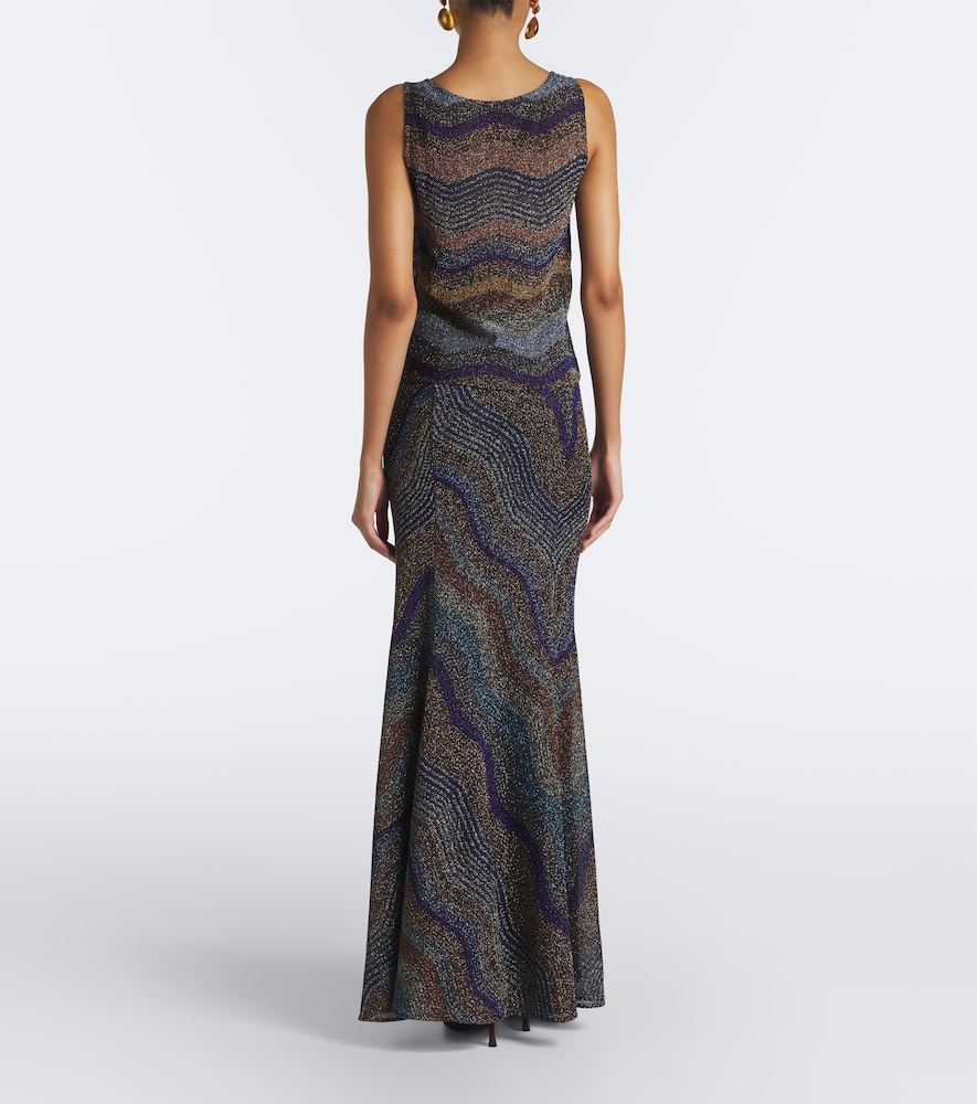 Knitted Lamé Maxi