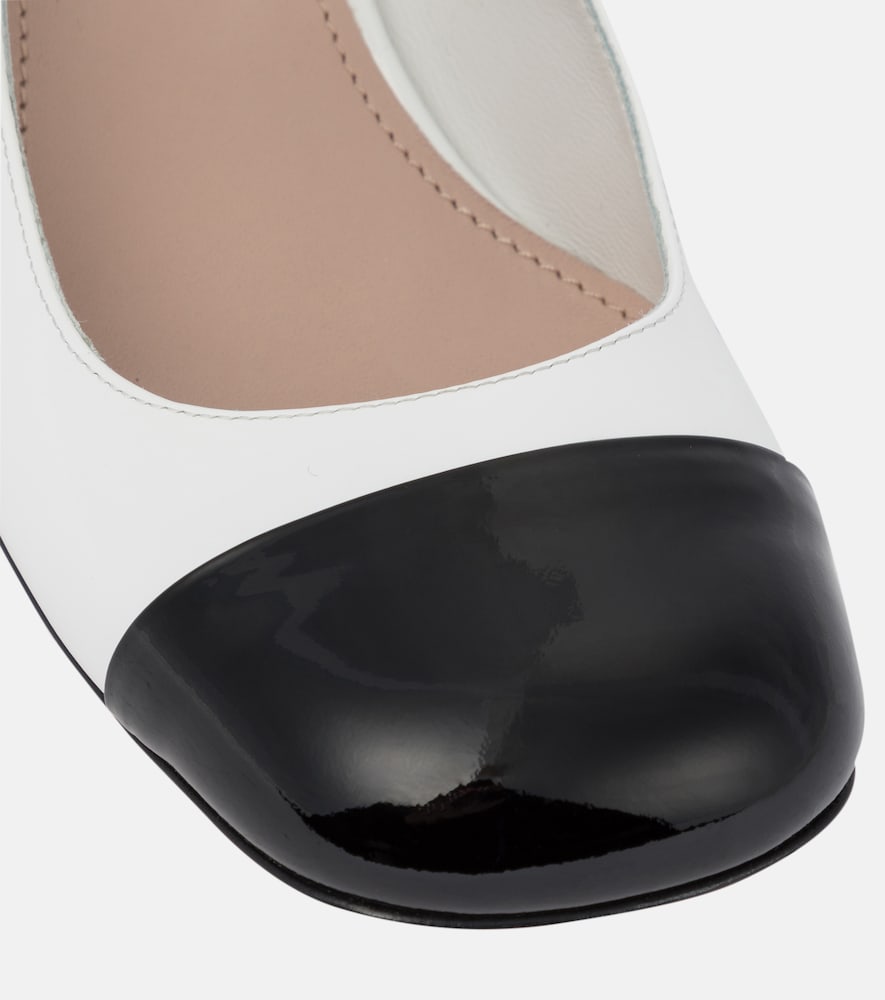  Miu Miu Miu Miu Mary Jane Leather Pumps 