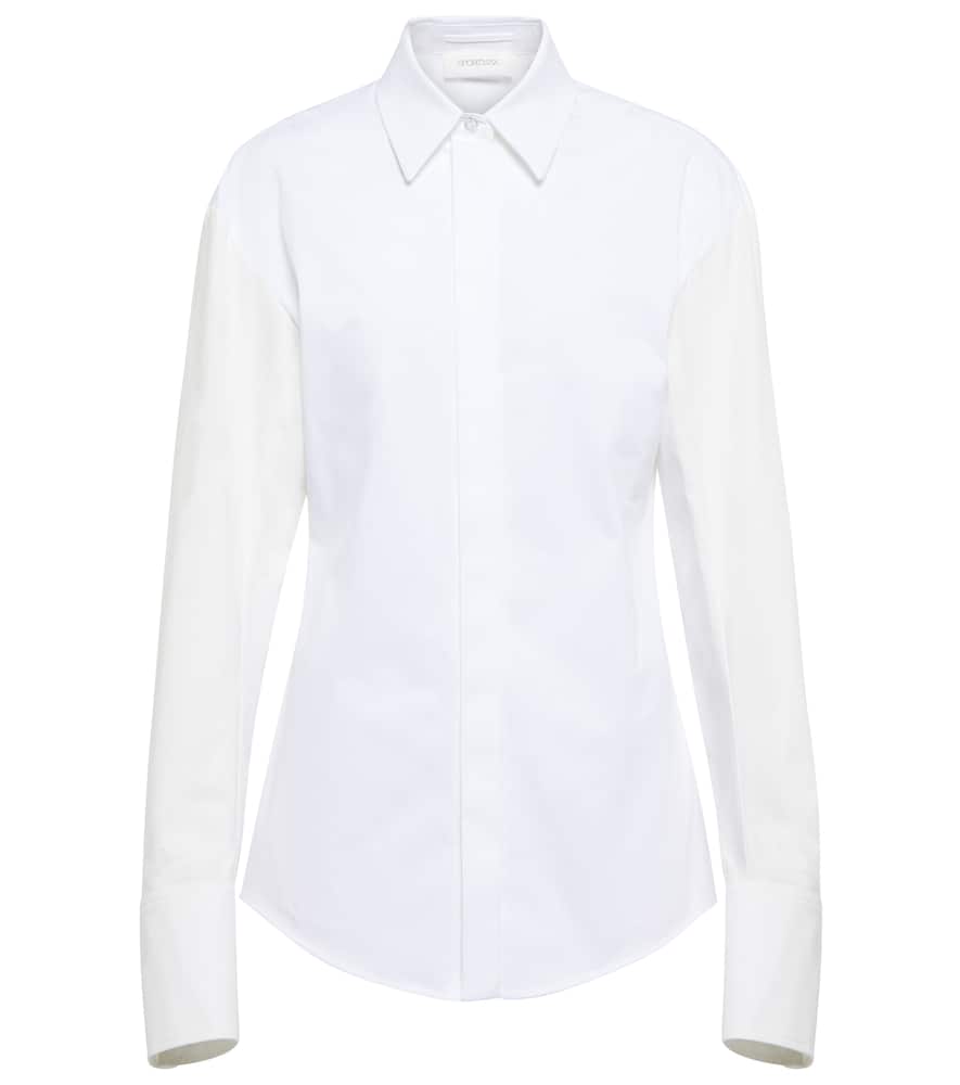 Sportmax Tigre cotton-blend shirt