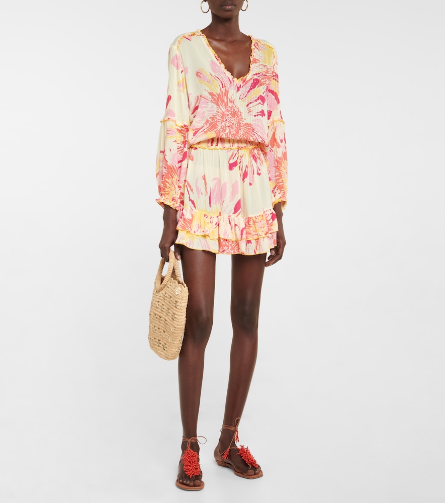 Poupette St Barth Ilona floral minidress