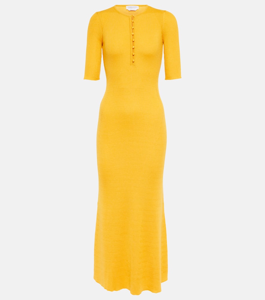 Gabriela Hearst Johanna ribbed-knit maxi dress