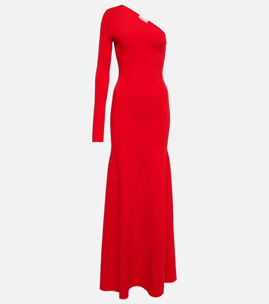 Victoria Beckham Knitted one-shoulder maxi dress