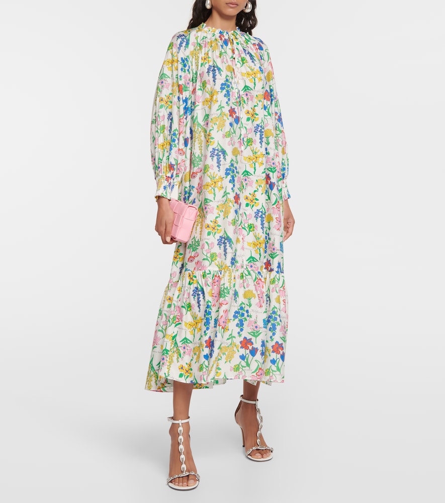  Diane Von Furstenberg Diane Von Furstenberg Printed Midi Dress 