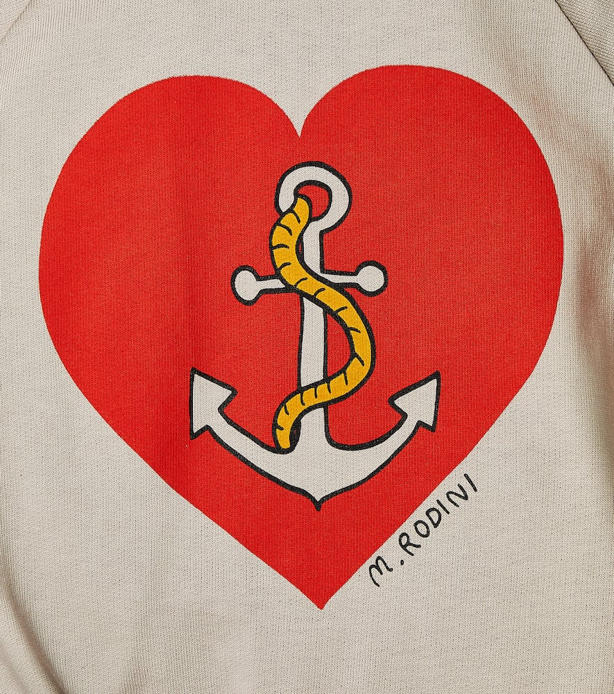 印花棉质运动衫