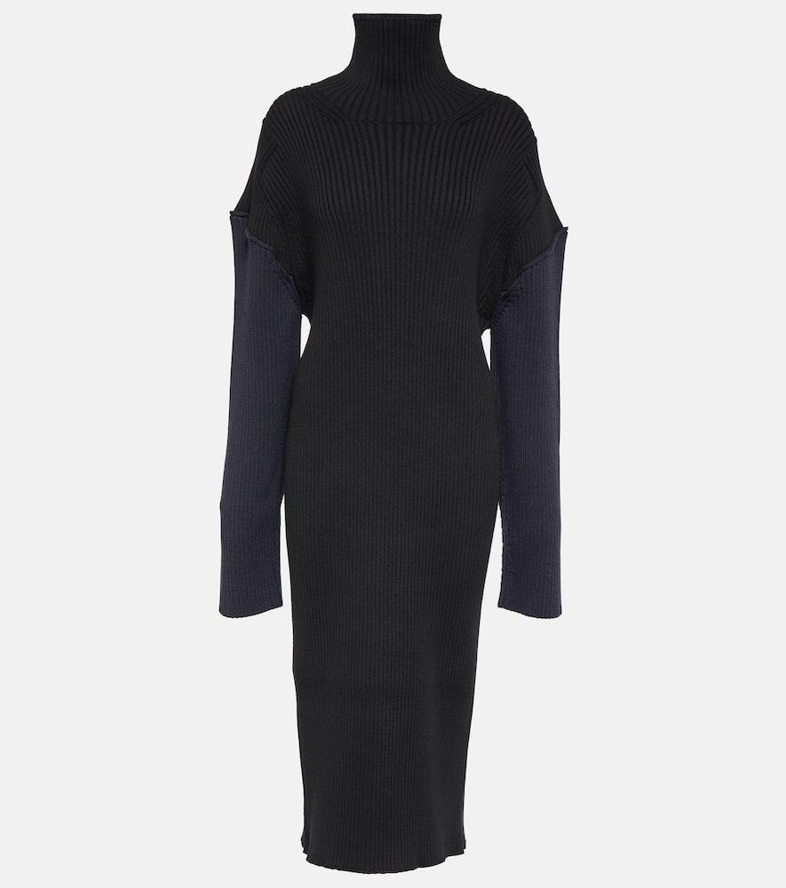 Deela cotton and cashmere midi dress