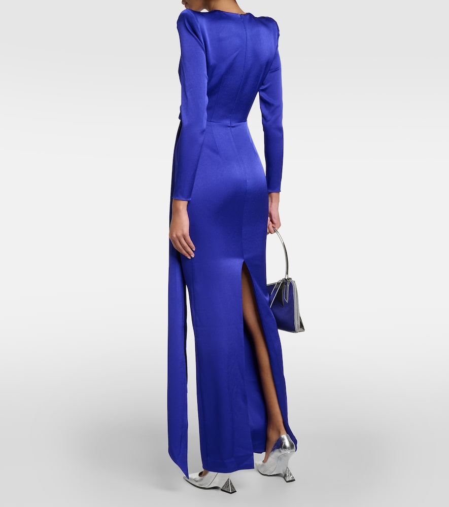  Alex Perry Alex Perry Draped Satin Gown 