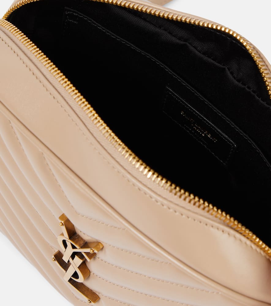 Saint Laurent Lou Quilted Leather Camera Bag In Pink