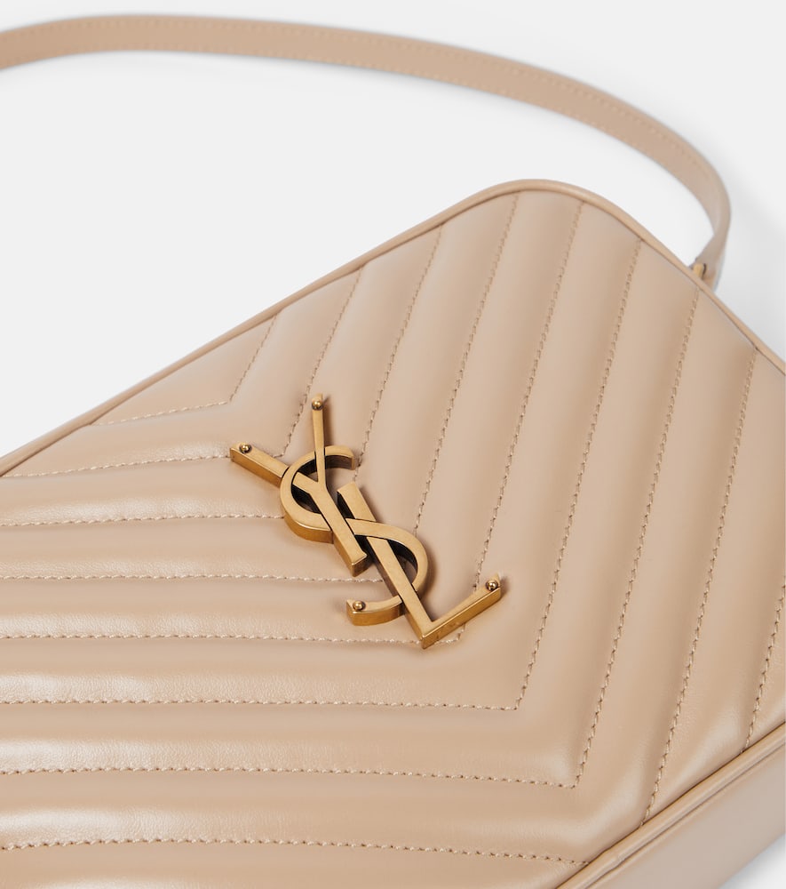 Saint Laurent Lou Quilted Leather Camera Bag In Pink