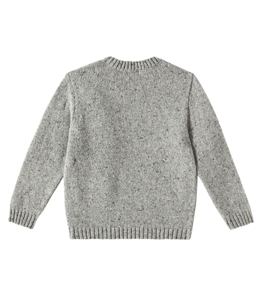 La Coqueta Puffin Wool-blend Sweater In Grey