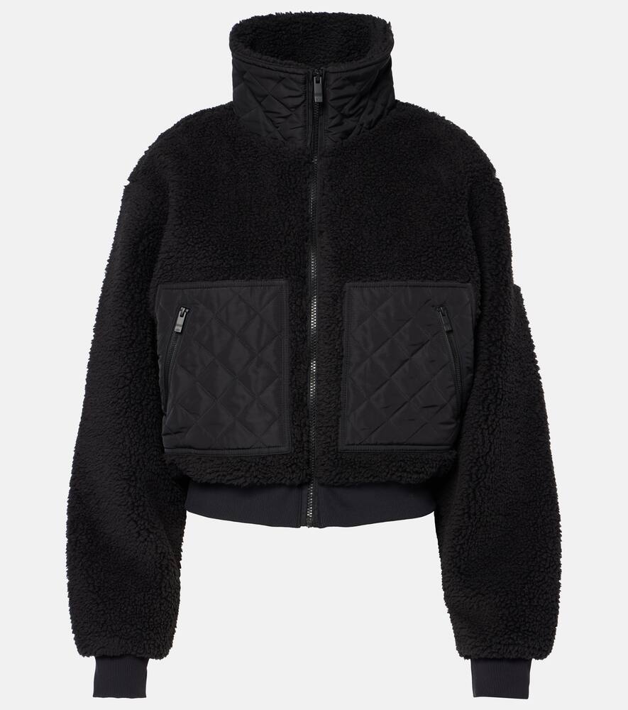 Alo Yoga Edge fleece bomber jacket