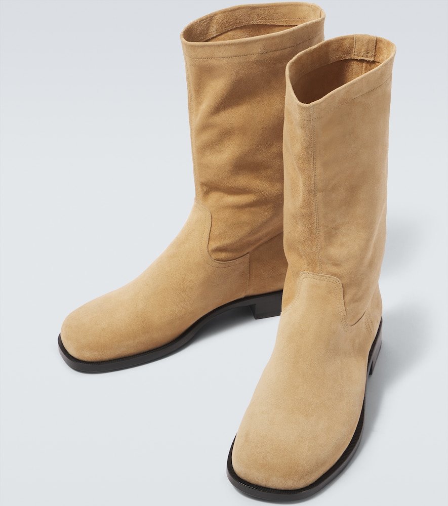 Lemaire Beige Soft Workwear Boots In Beige