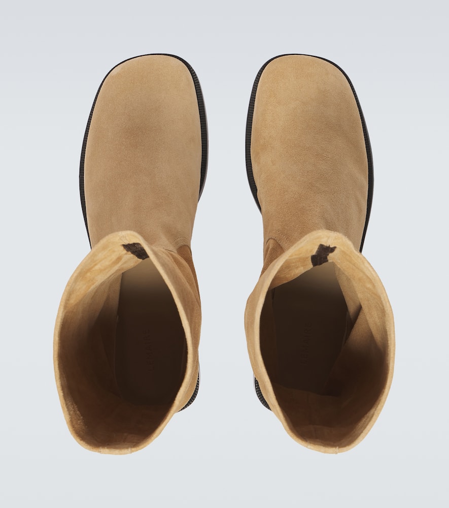 Lemaire Beige Soft Workwear Boots In Beige