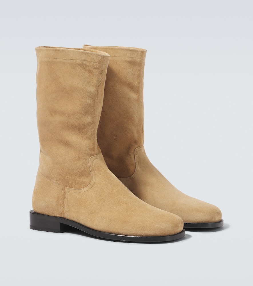 Lemaire Beige Soft Workwear Boots In Beige