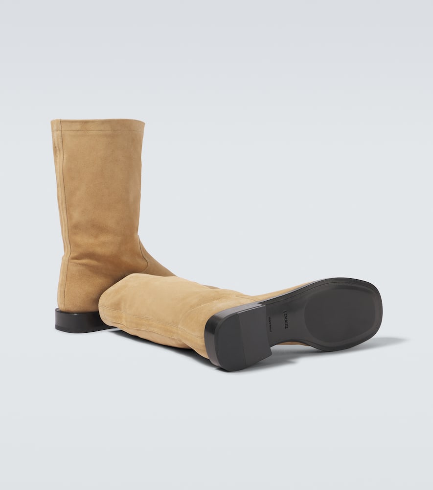 Lemaire Beige Soft Workwear Boots In Beige