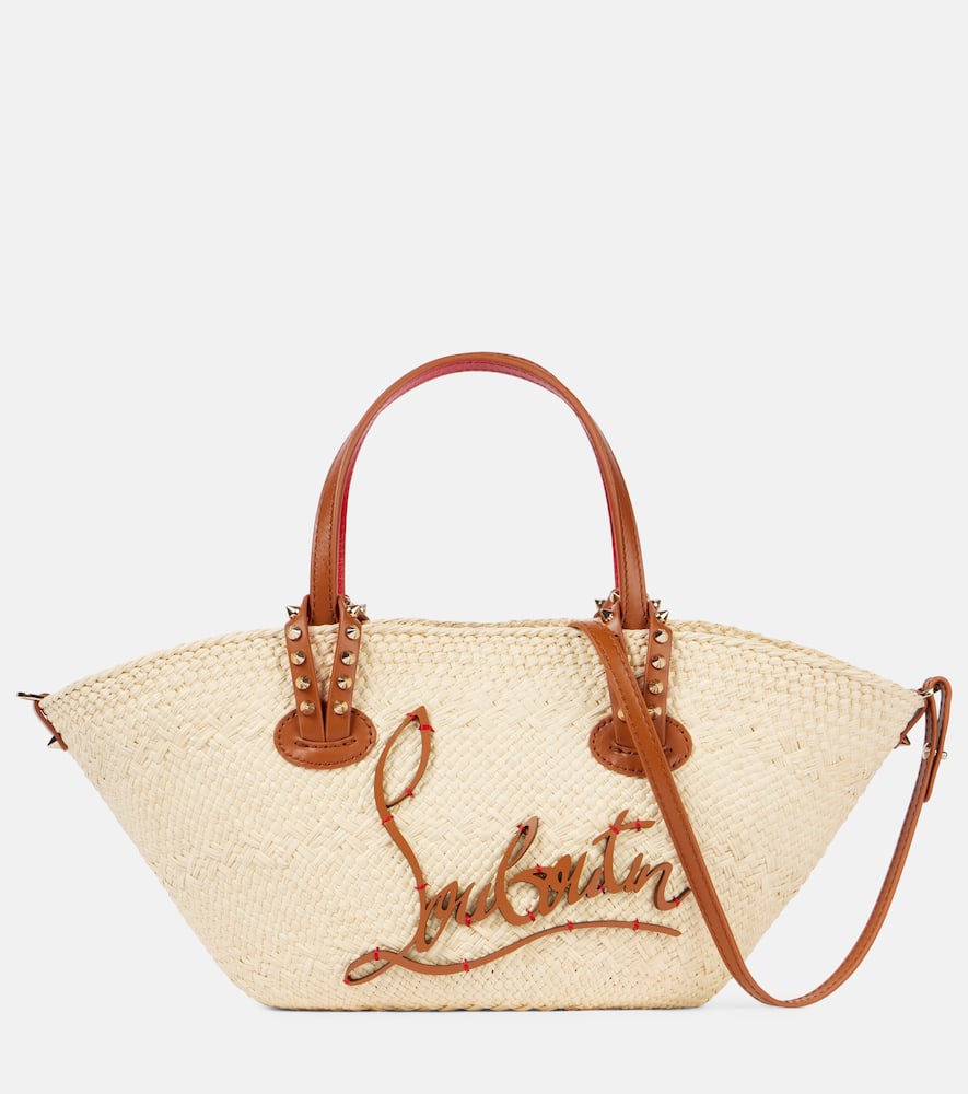 Cabata Mini raffia basket bag