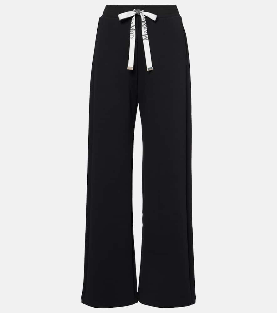 'S Max Mara Bali cotton-blend jersey wide-leg sweatpants