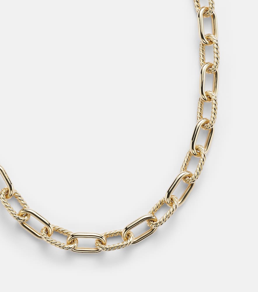 David Yurman Dy Madison 18kt Gold Chain Necklace In Gold