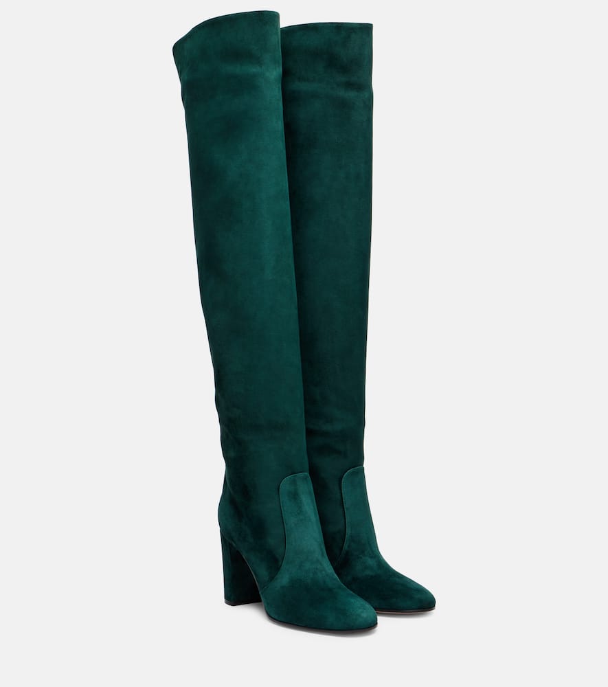 Suede over-the-knee boots